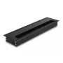 Kabelių įvadas DELOCK 66858 stalui, juodas, 80×300×28 mm