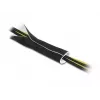 DeLOCK kabelių įvorė neopreninė lanksti 1,5 m x 135 mm juoda / balta