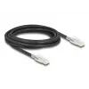 Tinklo kabelis DELOCK 80257 — Cat6a S/FTP (S‑STP), RJ‑45 į RJ‑45, 3 m, juodas
