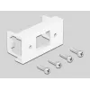 DeLOCK tinklo ilginimo kabelis Cat.6A 50 cm S/FTP RJ45 juodas