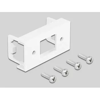 DeLOCK tinklo ilginimo kabelis Cat.6A 50 cm S/FTP RJ45 juodas