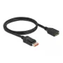 DisplayPort ilginamasis laidas DeLOCK 8K 60 Hz 1 m