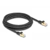 Tinklo kabelis DeLOCK RJ45 Cat.6A 3 m juodas
