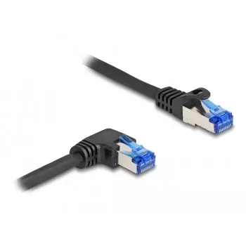 Tinklo kabelis DeLOCK RJ45 Cat.6A S/FTP 3 m juodas