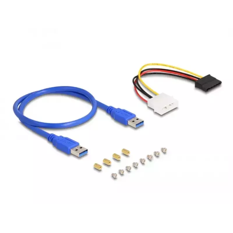 DeLOCK PCI Express x1 į 3 x PCIe x1 pakilimo plokštė su 50 cm USB kabeliu