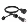 DeLOCK tinklo kabelis RJ45 kištukas – RJ45 kištukas Cat.6 STP 1 m IP68 juodas