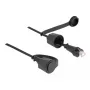 DeLOCK tinklo kabelis RJ45 kištukas – RJ45 kištukas Cat.6 STP 1 m IP68 juodas