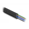 DeLOCK plastikinis kabelių apsauginis vamzdelis ovalus 13.6x6.3 mm 10 m juodas