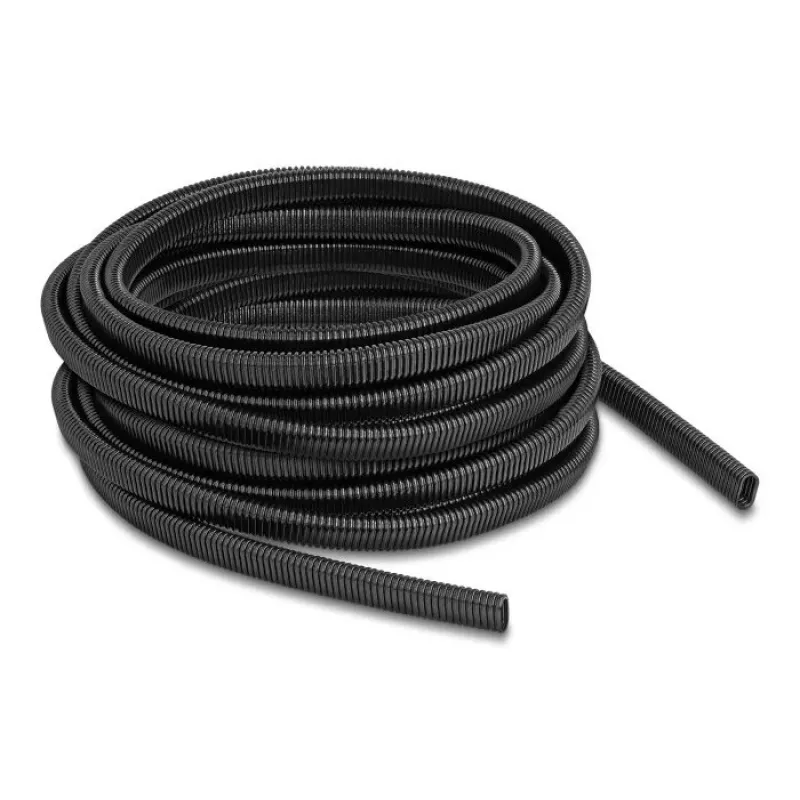 DeLOCK plastikinis kabelių apsauginis vamzdelis ovalus 13.6x6.3 mm 10 m juodas