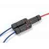 Tinklo kabelis DeLOCK 88143 Y formos adapteris RJ45 į 2 x RJ45 Cat.6 juodas