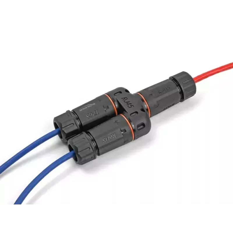 Tinklo kabelis DeLOCK 88143 Y formos adapteris RJ45 į 2 x RJ45 Cat.6 juodas