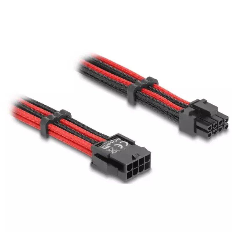 Vidinis maitinimo laidas DELOCK 80975 — 8 kontaktų į PCI-E 6+2 kontaktų, 0,3 m