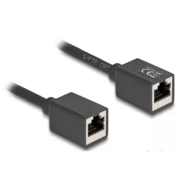 Tinklo kabelis DeLOCK 90324 RJ-45 Cat6a 0,5 m juodas