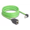 Tinklo kabelis DeLOCK 80888 RJ-45 Cat6a 5 m juodas žalias