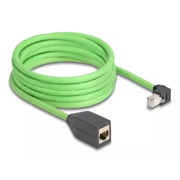 Tinklo kabelis DeLOCK 80888 RJ-45 Cat6a 5 m juodas žalias