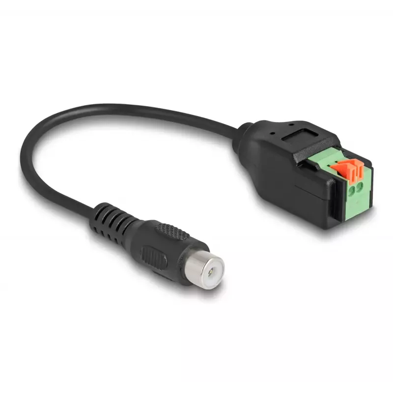DeLOCK RCA lizdo – gnybtų bloko adapteris 15 cm 2 kontaktų