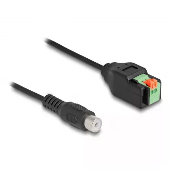 DeLOCK RCA lizdo – gnybtų bloko adapteris 15 cm 2 kontaktų
