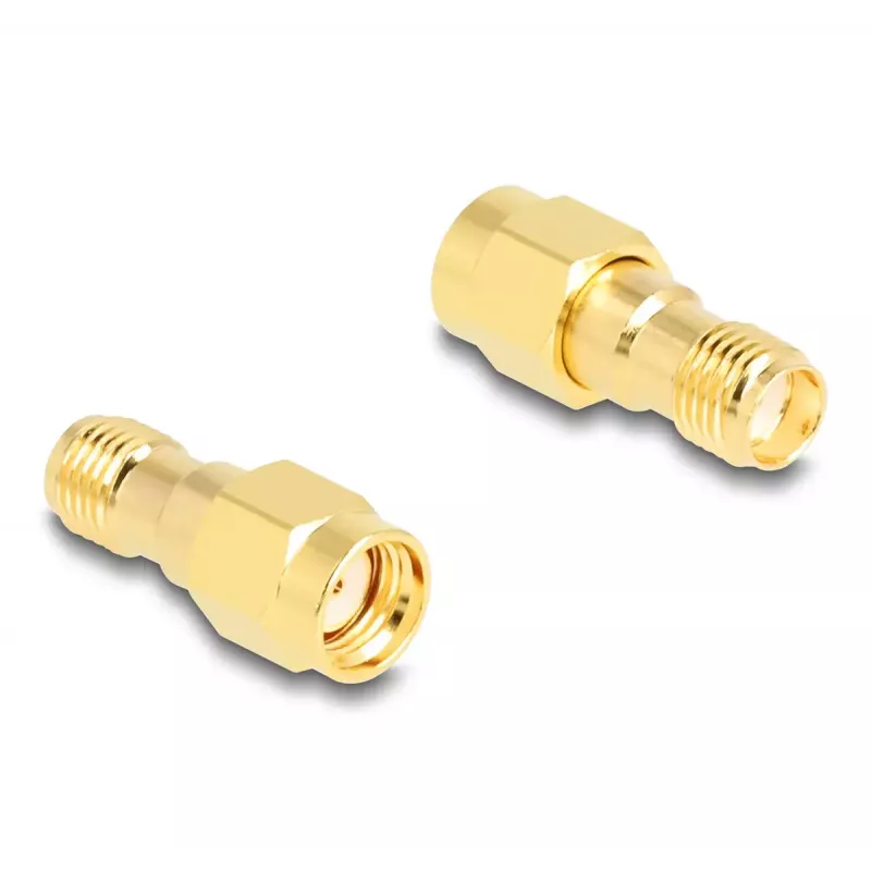 DeLOCK adapteris RP-SMA kištukinis į SMA lizdinį HBI59-1 Jungties tipas SMA Skersmuo 8 mm