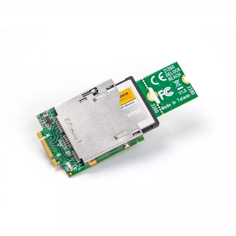 DeLOCK adapteris M.2 Key B+M kištukas į CFexpress lizdą, M.2, CFexpress B, CF