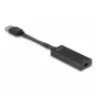DeLOCK 66245 kabelio lyčių keitiklis USB Type-A RJ-45 juodas 0,09 m