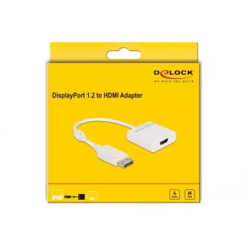 Adapter DisplayPort 1.2 male to HDMI female 4K DeLOCK 63586