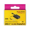 Vaizdo kabelio adapteris DeLOCK 63939 USB Type-C į mini DisplayPort 0,03 m