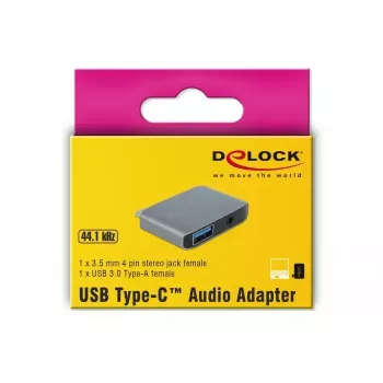 Laptop Dock DeLOCK 63965 antracitas