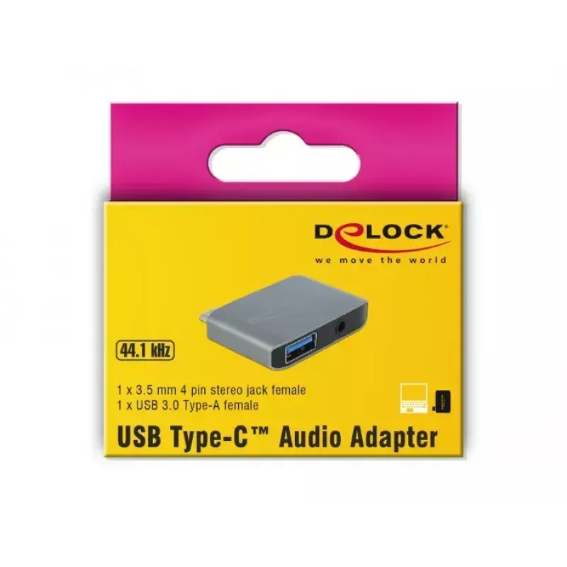 Laptop Dock DeLOCK 63965 antracitas