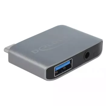 Laptop Dock DeLOCK 63965 antracitas