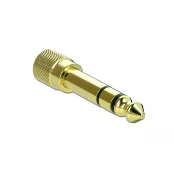 Adapteris-kintiklis DeLOCK 66390 3,5 mm į 6,35 mm auksinis