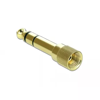 Adapteris-kintiklis DeLOCK 66390 3,5 mm į 6,35 mm auksinis