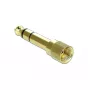 Adapteris-kintiklis DeLOCK 66390 3,5 mm į 6,35 mm auksinis