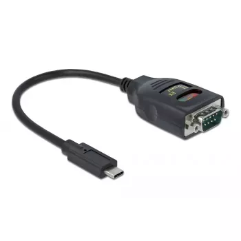 Adapter USB Type-C į 1 nuoseklųjį RS-232 DB9 prievadą DeLOCK 64038