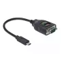 Adapter USB Type-C į 1 nuoseklųjį RS-232 DB9 prievadą DeLOCK 64038