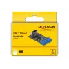 USB adapteris DeLOCK 41981 Type-E Key A Pin Header vidinis moteriškas į vidinį Key A moterišką