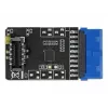USB adapteris DeLOCK 41981 Type-E Key A Pin Header vidinis moteriškas į vidinį Key A moterišką