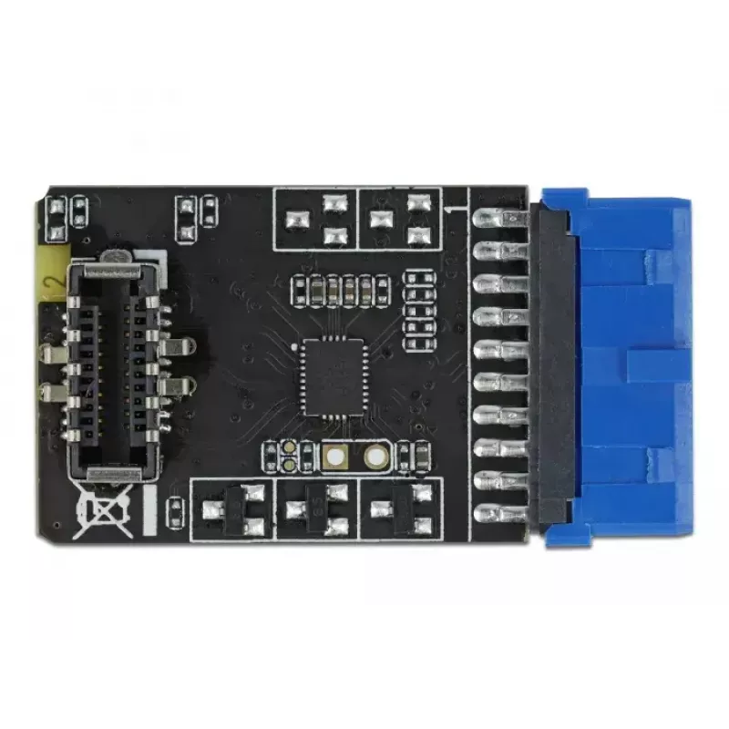 USB adapteris DeLOCK 41981 Type-E Key A Pin Header vidinis moteriškas į vidinį Key A moterišką