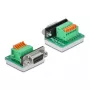 DeLOCK 66557 adapteris D-Sub9 (mot.) į gnybtų bloką su mygtuku