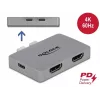 Dual HDMI Adapter DeLOCK 64123, skirtas MacBook