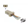 Surinkimo rinkinys D-Sub 9 kontaktų lizdas į RJ12 6P/6C DeLOCK 66759
