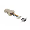 Surinkimo rinkinys D-Sub 9 kontaktų lizdas į RJ12 6P/6C DeLOCK 66759