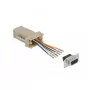 Surinkimo rinkinys D-Sub 9 kontaktų lizdas į RJ12 6P/6C DeLOCK 66759