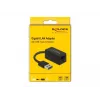 Adapter SuperSpeed USB DeLOCK USB 3.2 Gen 1 Type-A to Gigabit LAN