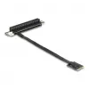 DeLOCK M.2 Key A+E į PCIe x16 NVMe adapteris kampuotas su 20 cm kabeliu