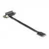 DeLOCK M.2 Key A+E į PCIe x4 NVMe adapteris kampinis su 20 cm kabeliu