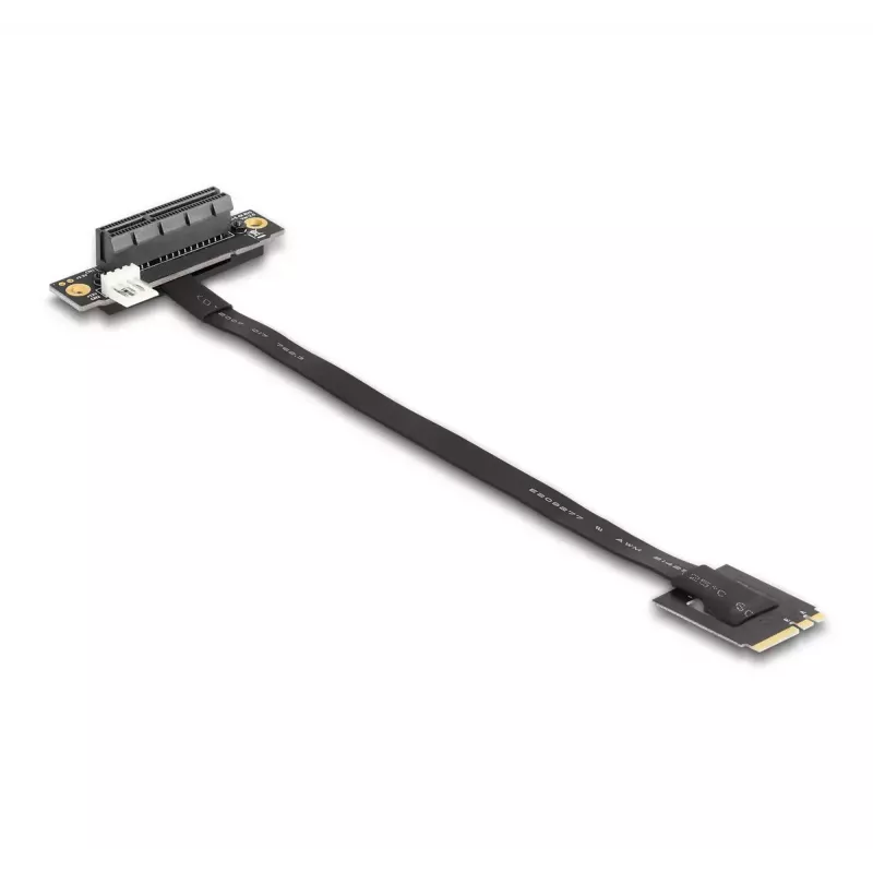 DeLOCK M.2 Key A+E į PCIe x4 NVMe adapteris kampinis su 20 cm kabeliu