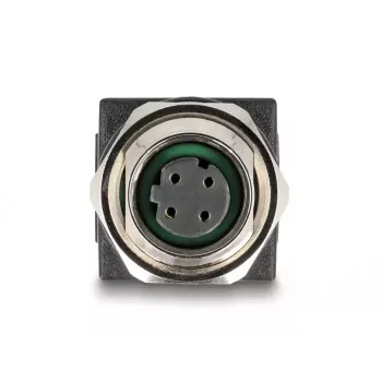 DeLOCK M12 adapteris D koduotas 4 kontaktų lizdas RJ45 lizdui tiesus