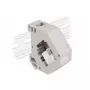 Keystone modulis DELOCK 87159, pilkas/baltas, jungtis moteriška, gnybtų jungtis, 60,1×59,4×21,6 mm