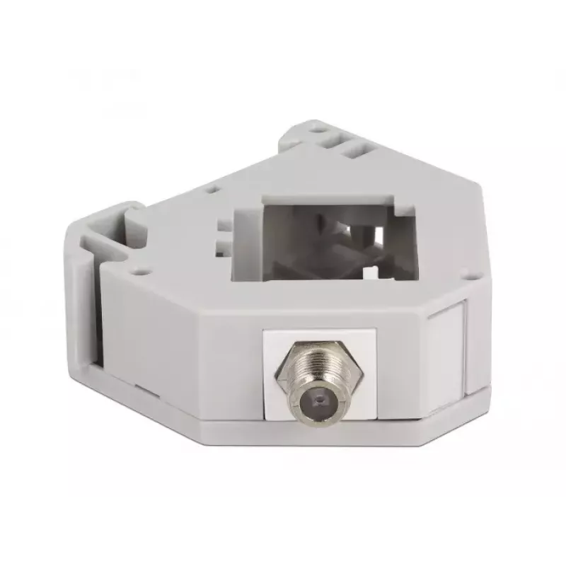 Keystone modulis DELOCK 87160 — F jungtis į F jungtį, pilkas, 60,1×59,4×21,6 mm