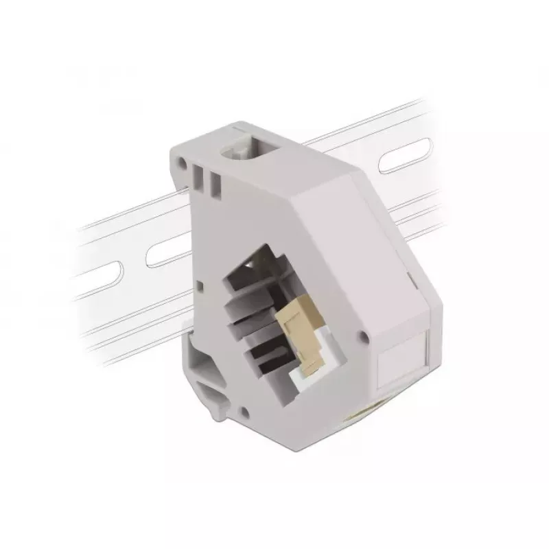 Keystone modulis DELOCK 87167 — SC į SC adapteris, pilkas, 60,1×59,4×21,6 mm